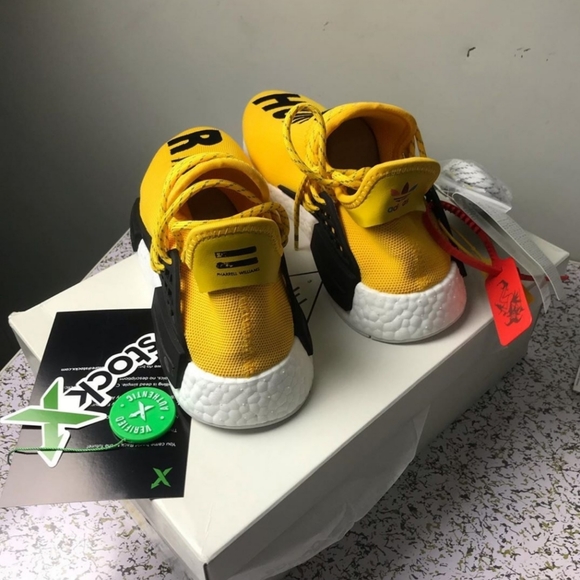 human race adidas jaune